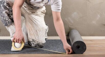 Vloer-trap en glasbescherming