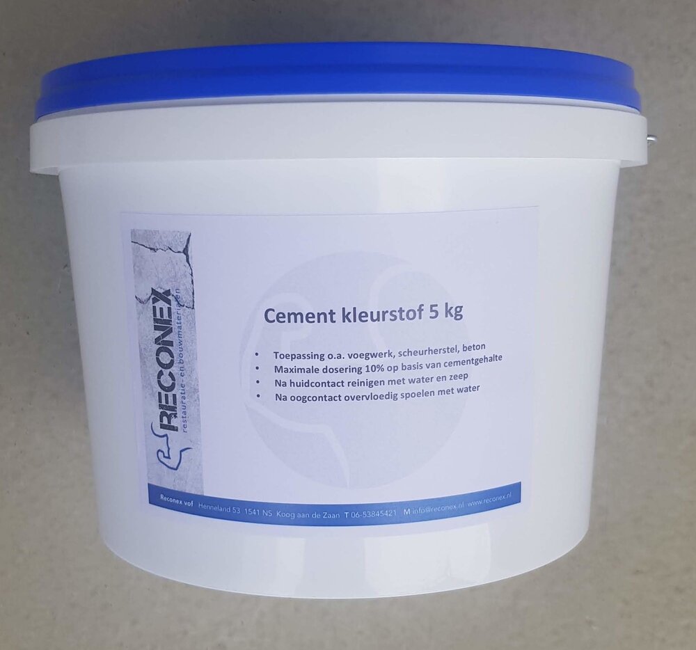 Steen reparatiemortel wit pot &aacute; 5 kg