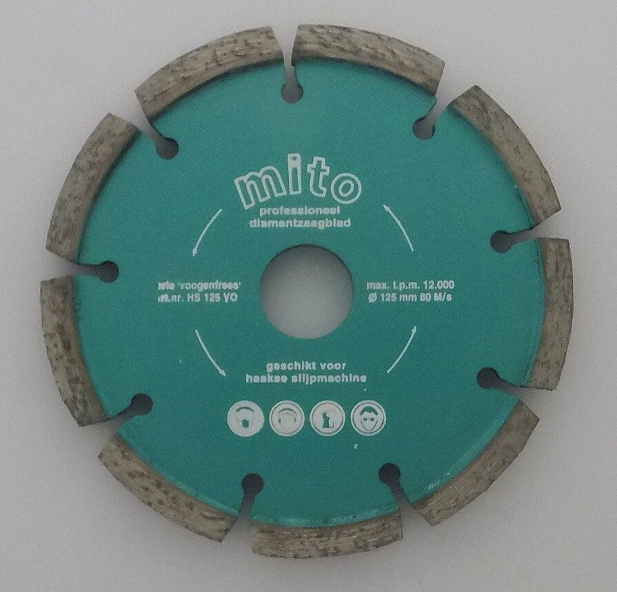 Voegenfrees 125 x 6,4 mm