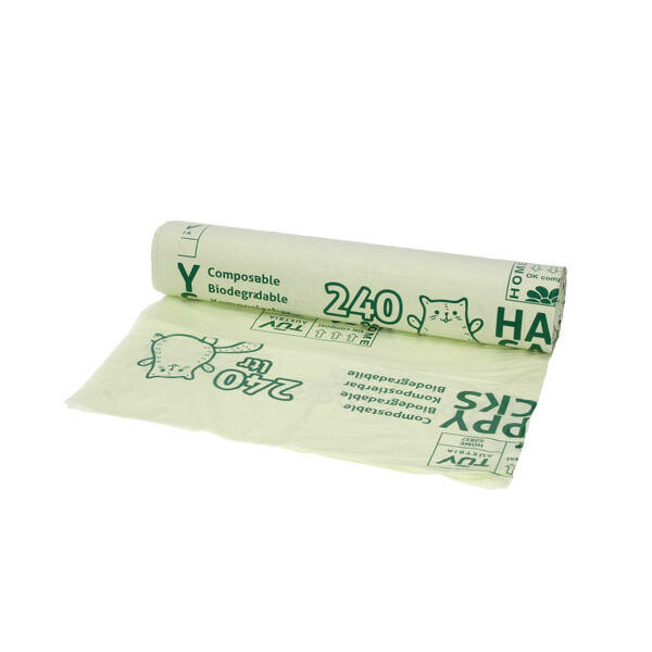 Happy Sacks biozakken 240 liter doos 15 rol &aacute; 10 stuks