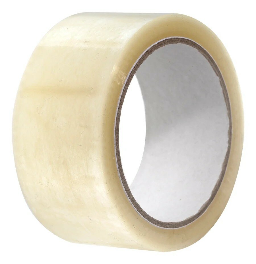 PP acryl tape 25my 48/66 transparant folie van 6 stuks