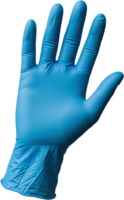 Wegwerphandschoenen ongepoederd nitril blauw maat L 100 stuks