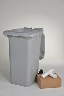 Containerzakken 240 liter 48 dozen &aacute; 100 stuks  transparant