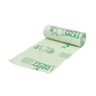 Happy Sacks biozakken 60 liter doos 24 rol &aacute; 10 stuks
