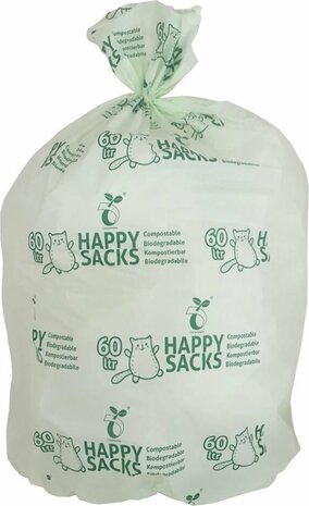 Happy Sacks biozakken 30 liter doos 40 rol &aacute; 10 stuks