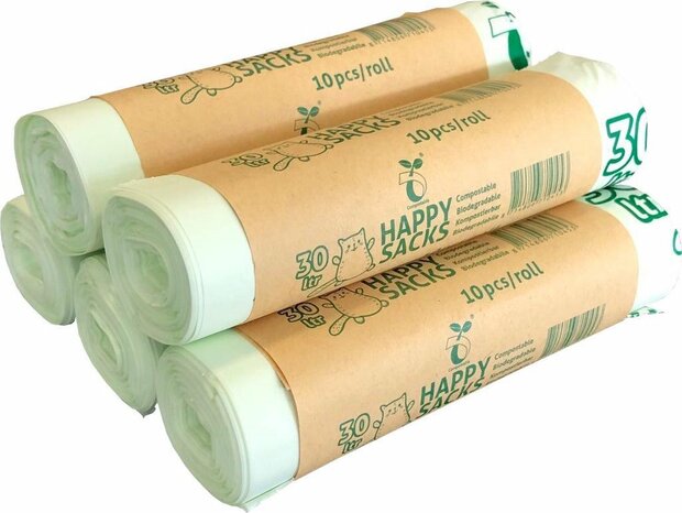 Happy Sacks biozakken rol van 10 stuks