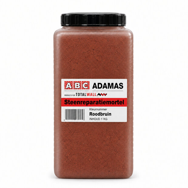 ABC adamas Steenreparatiemortel 1kg 1182 rood/bruin