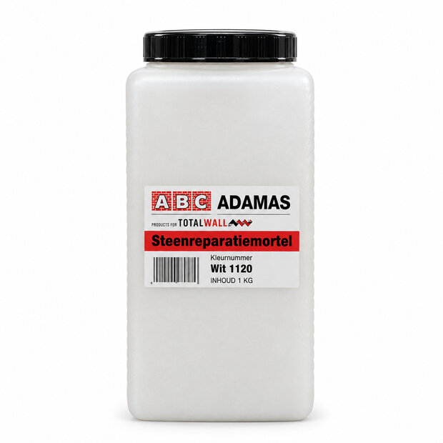 ABC adamas Steenreparatiemortel 1kg 1120 wit